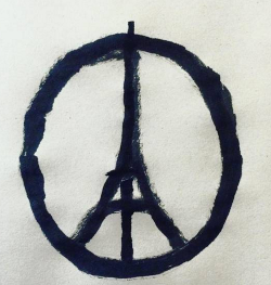 Peace and love for Paris and the World